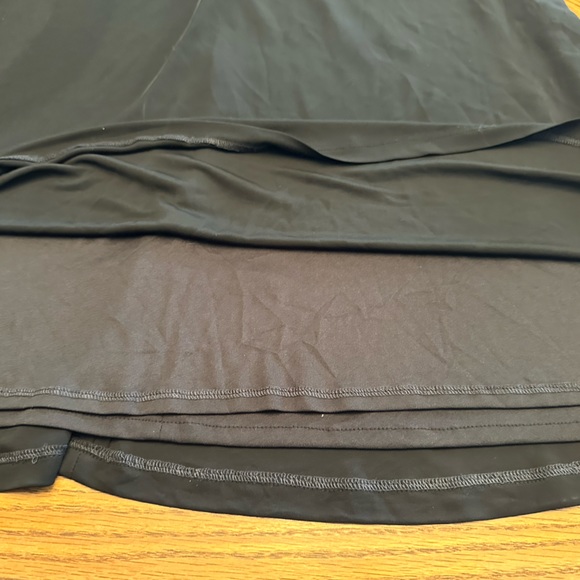 Tadashi Too Black Dress Off The Shoulders With Beadery Knee Length Size 2X - Picture 12 of 12